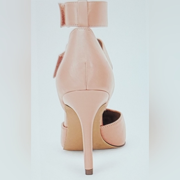 NIB PINKISH TAN DOUBLE ANKLE STRAP VELCRO CLOSURE (YEAH) CLOSED TOE HEEL… - Picture 5 of 13